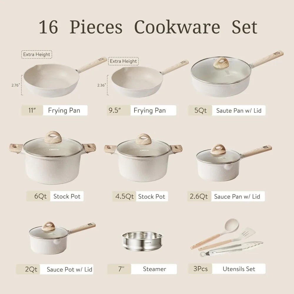 Non Stick Kitchen Cookware Sets