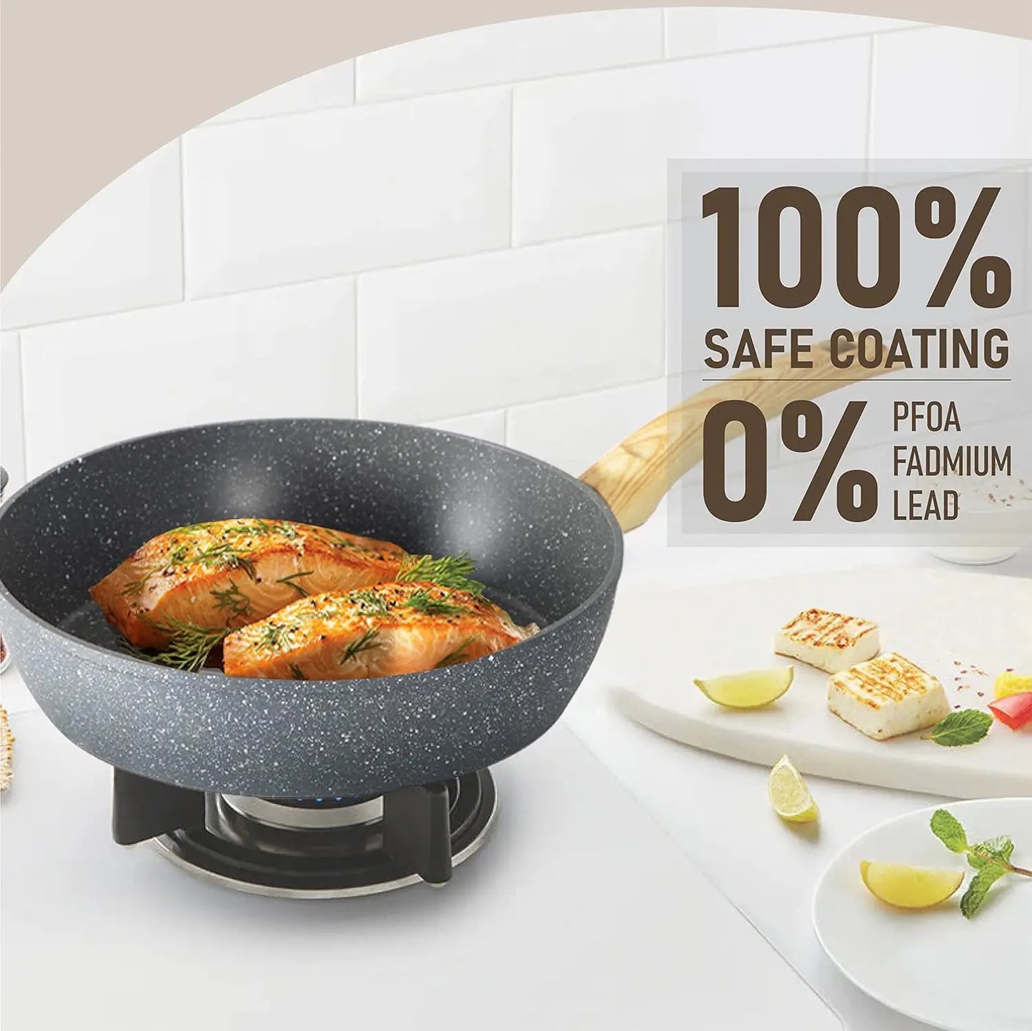 12 Piece Cooking Pan Set