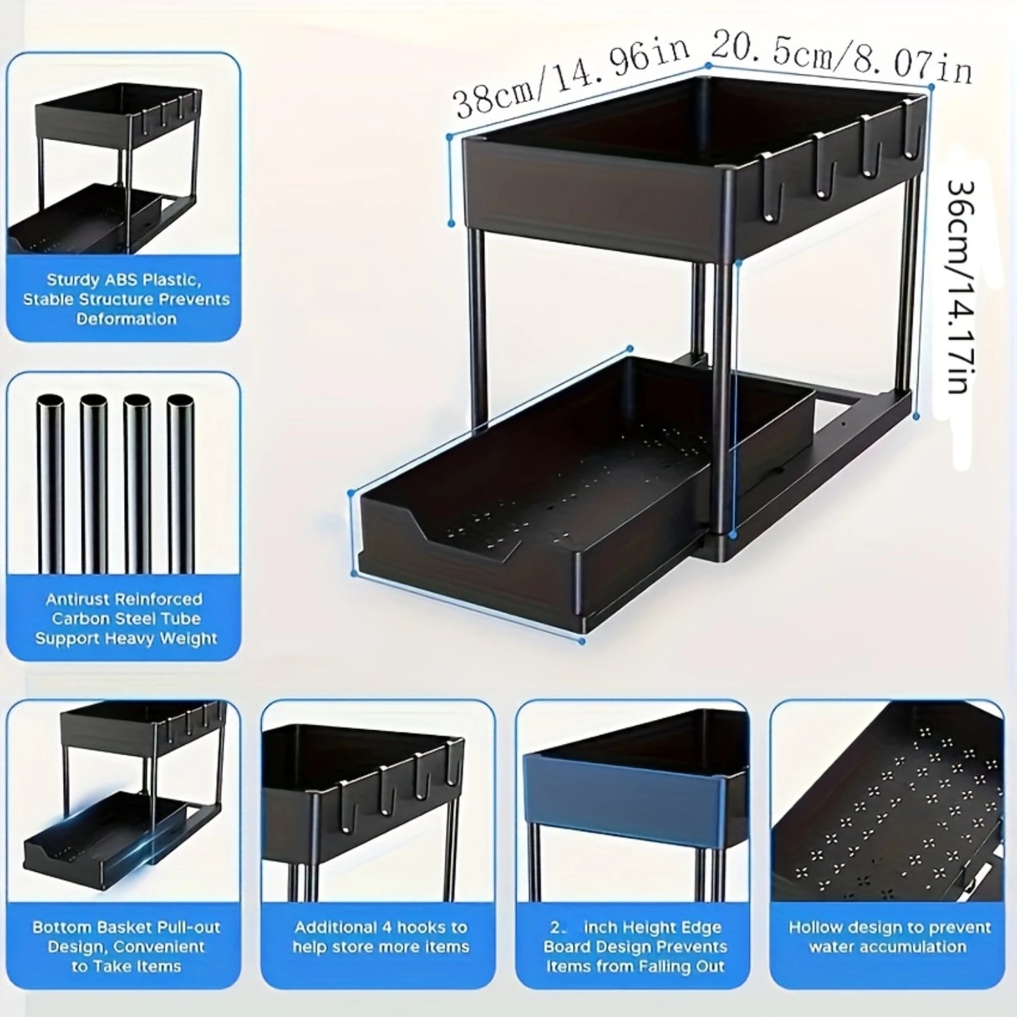 2-Tier Under Sink Organizer