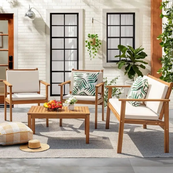 Patio Furniture 4 Piece Set